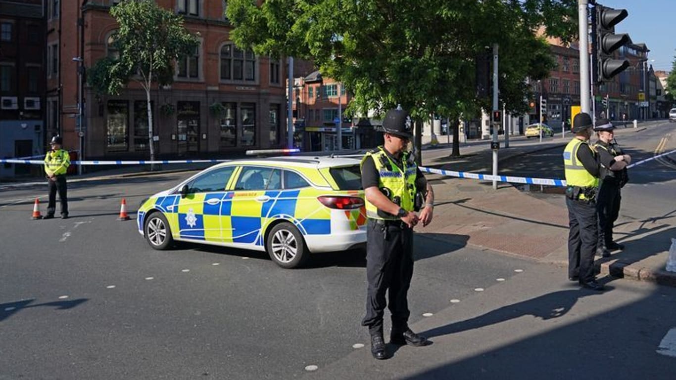 Polizei in Nottingham: Ein Verdächtiger wurde festgenommen.
