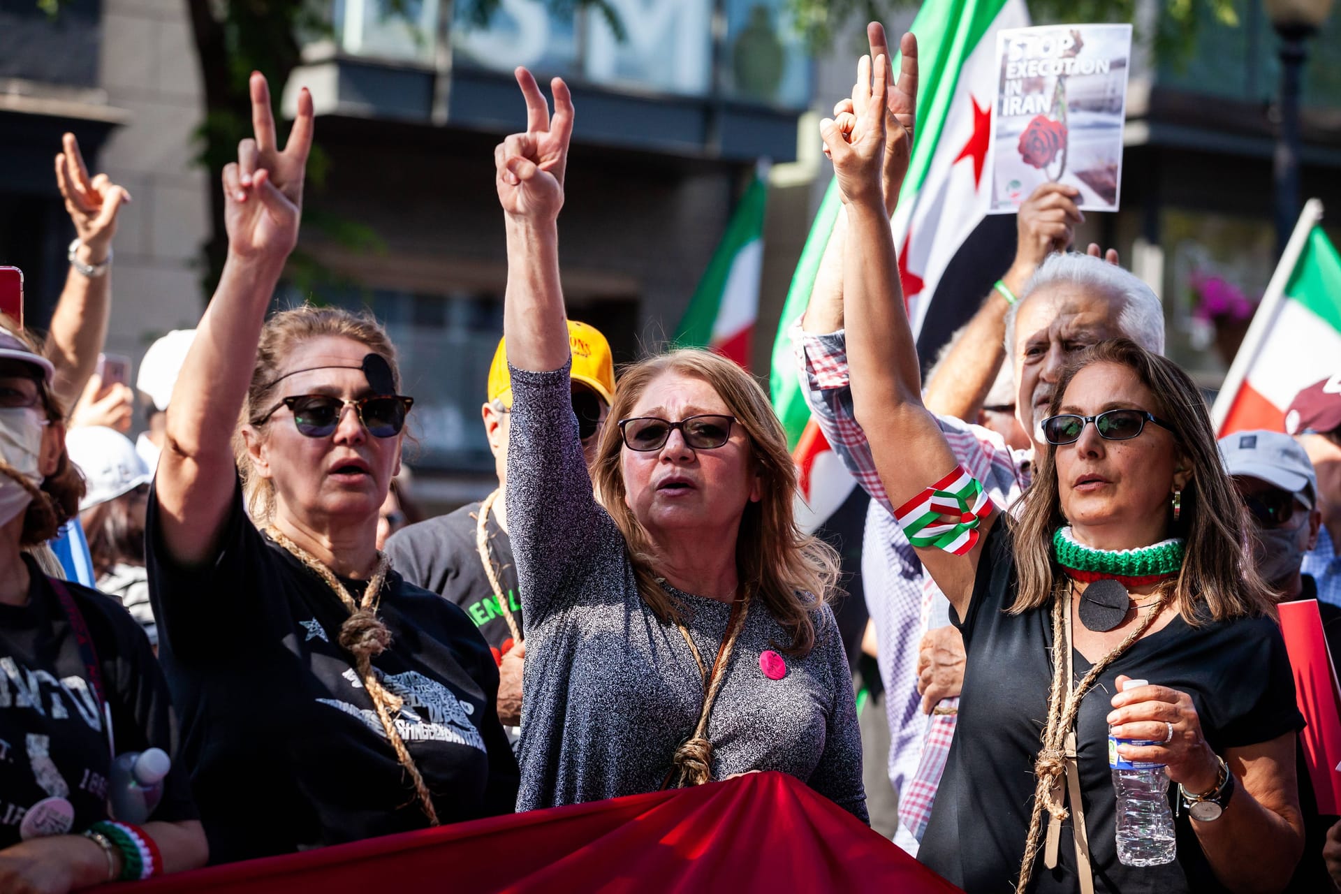 Protest gegen die Hinrichtungen im Iran (Archivbild): Im Mai richtete das islamische Regime im Schnitt vier Menschen pro Tag hin.