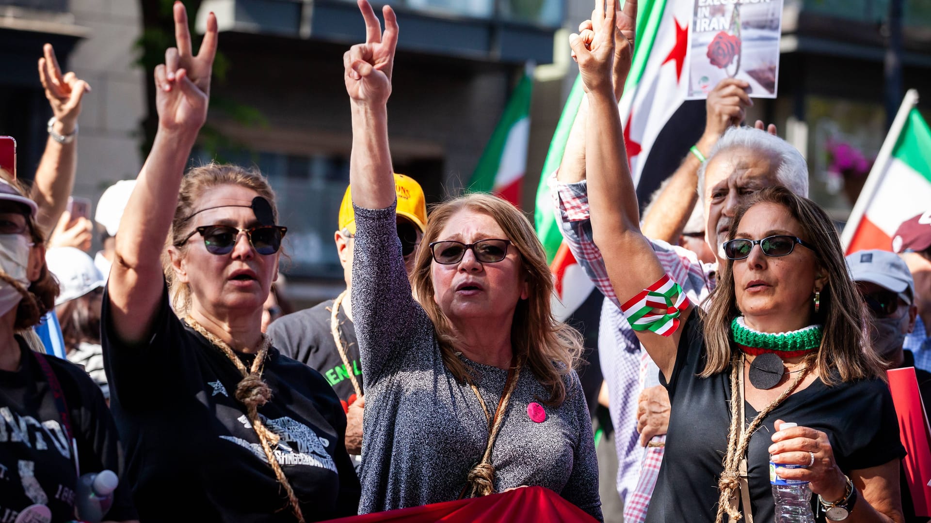 Protest gegen die Hinrichtungen im Iran (Archivbild): Im Mai richtete das islamische Regime im Schnitt vier Menschen pro Tag hin.