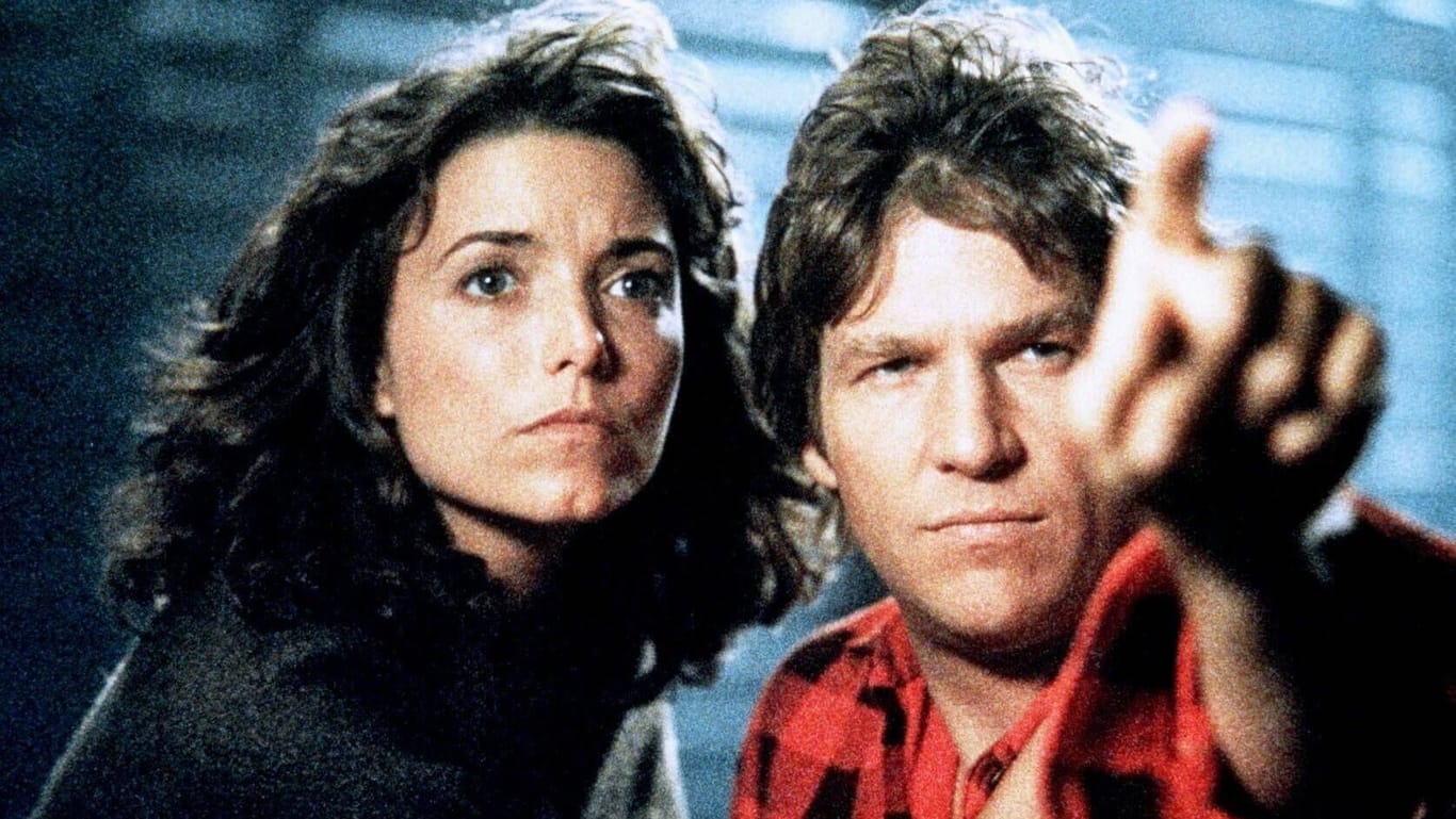Karen Allen und Jeff Bridges im Jahr 1984.