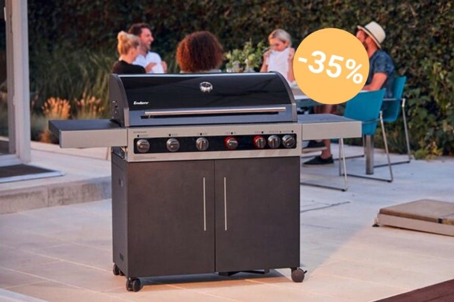 Der Gasgrill von Enders ist für weniger als 400 Euro im Angebot.