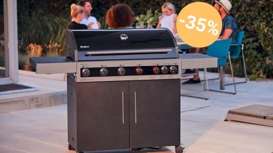 Der Gasgrill von Enders ist für weniger als 400 Euro im Angebot.