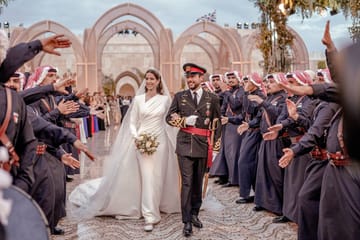 Hochzeit des Kronprinzen Hussein bin Abdullah in Jordanien