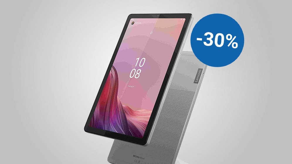 Tablet zum Tiefstpreis: Das Lenovo Tab M9 war noch nie günstiger als heute bei Amazon.