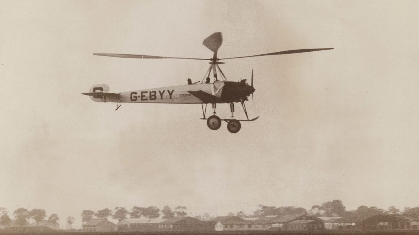 1931: Halb Hubschrauber, halb Flugzeug