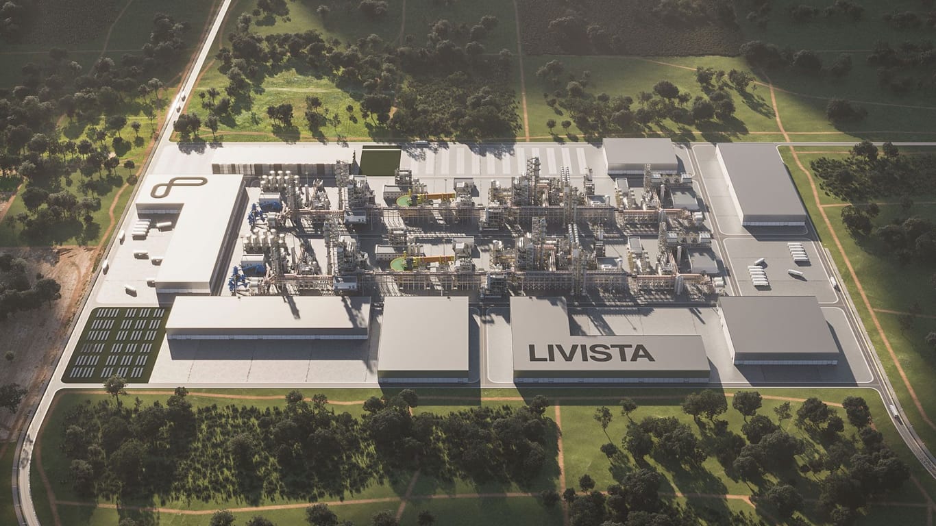 So stellt sich Livista die Raffinerie vor. Insgesamt könnten einem Bericht zufolge 200 Arbeitsplätze geschaffen werden.