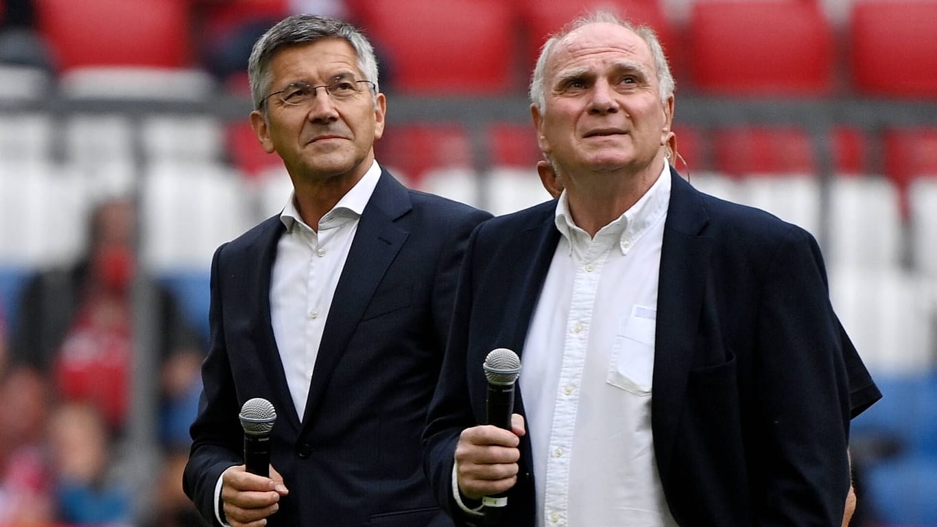 Herbert Hainer (l.) und Uli Hoeneß: In den kommenden Wochen ist beim FC Bayern viel zu tun.