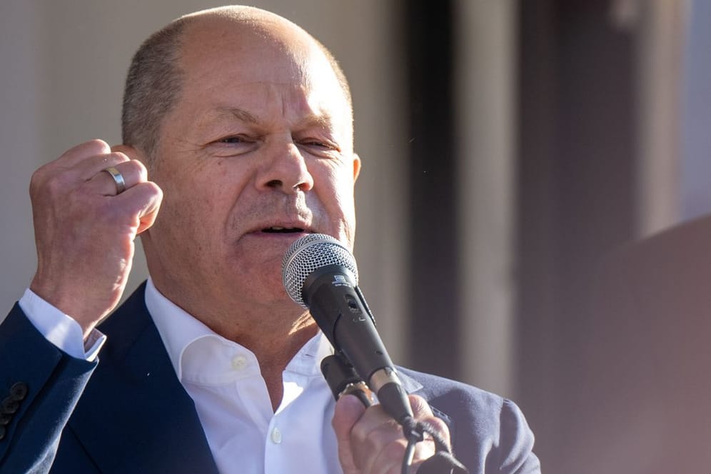 Landesvertreterversammlung der SPD mit Bundeskanzler Scholz