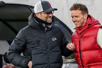 Jürgen Klopp und Julian Nagelsmann (r.): Beide waren als Chefcoach in der Vergangenheit erfolgreich.