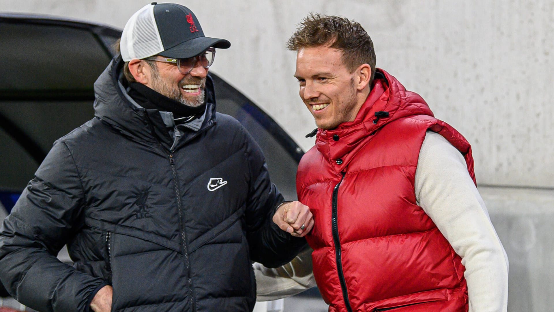 Jürgen Klopp und Julian Nagelsmann (r.): Beide waren als Chefcoach in der Vergangenheit erfolgreich.