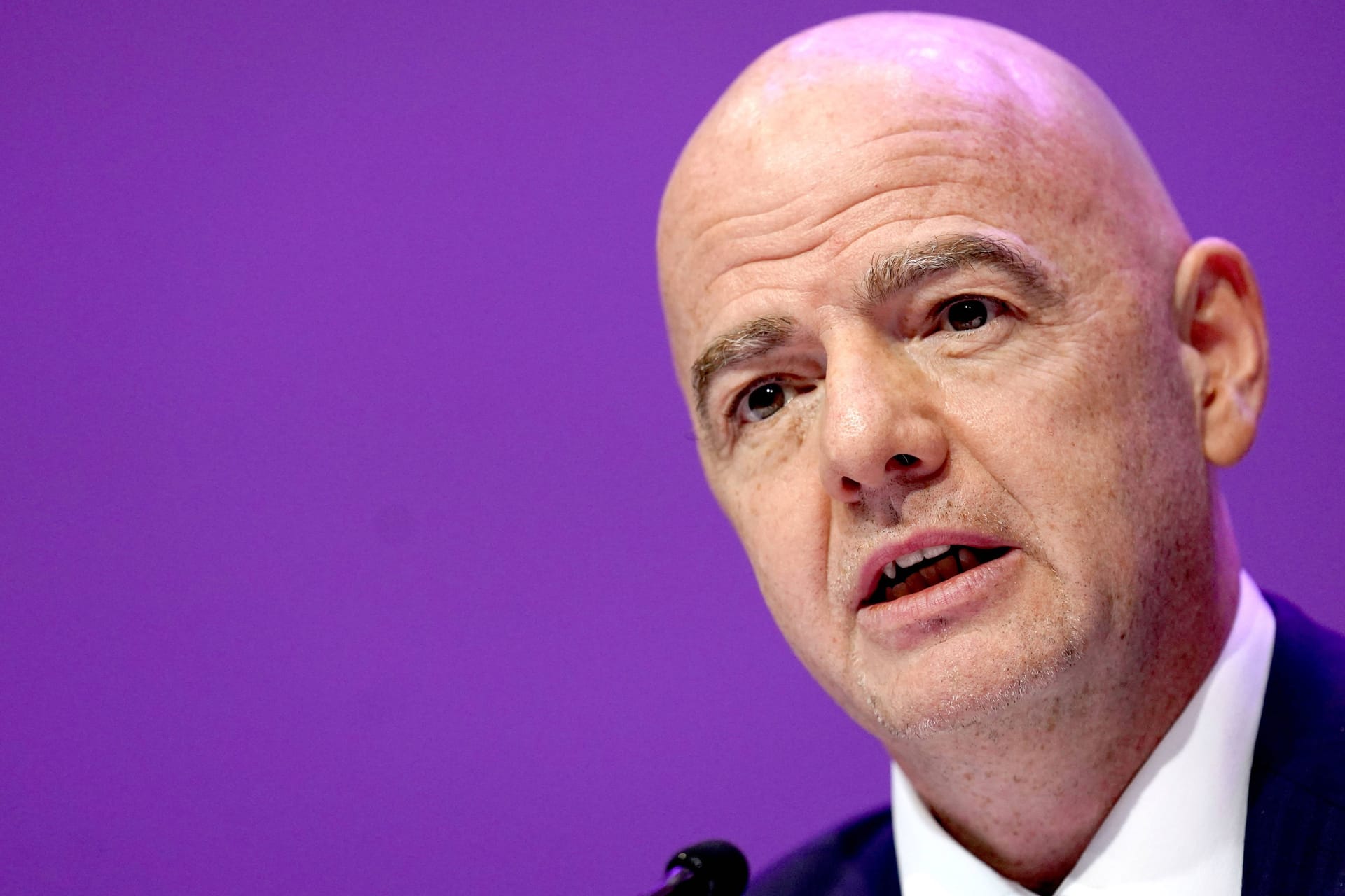 Gianni Infantino: Der Fifa-Präsident vergibt im kommenden Jahr die WM 2030.