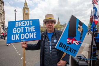 Anti-Brexit-Demonstrant in London: Viele Briten wollen zurück in die Europäische Union.