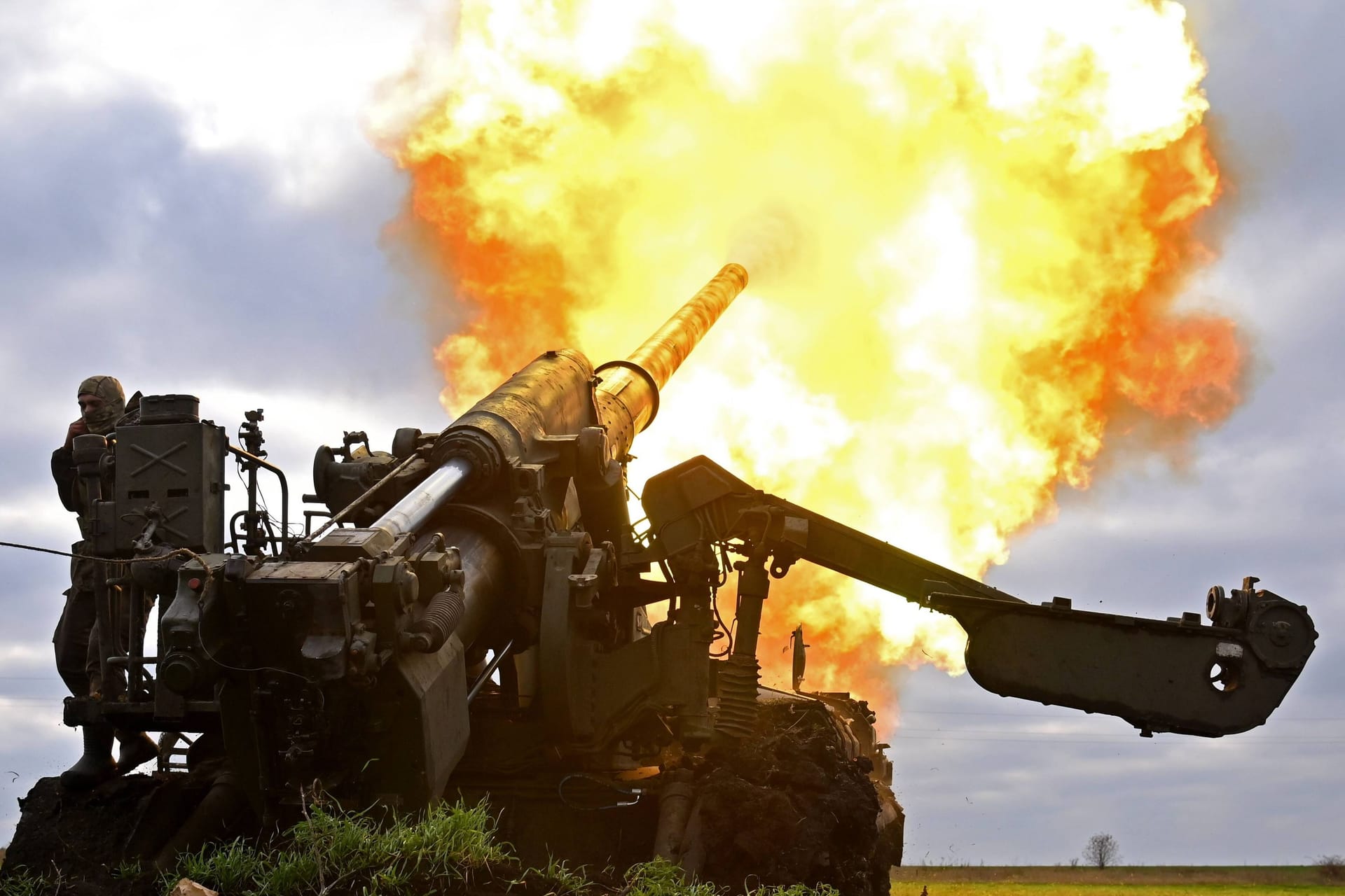 Russische Armee in der Ukraine (Archivbild): Es gibt Spekulationen um den Beginn der ukrainischen Gegenoffensive.