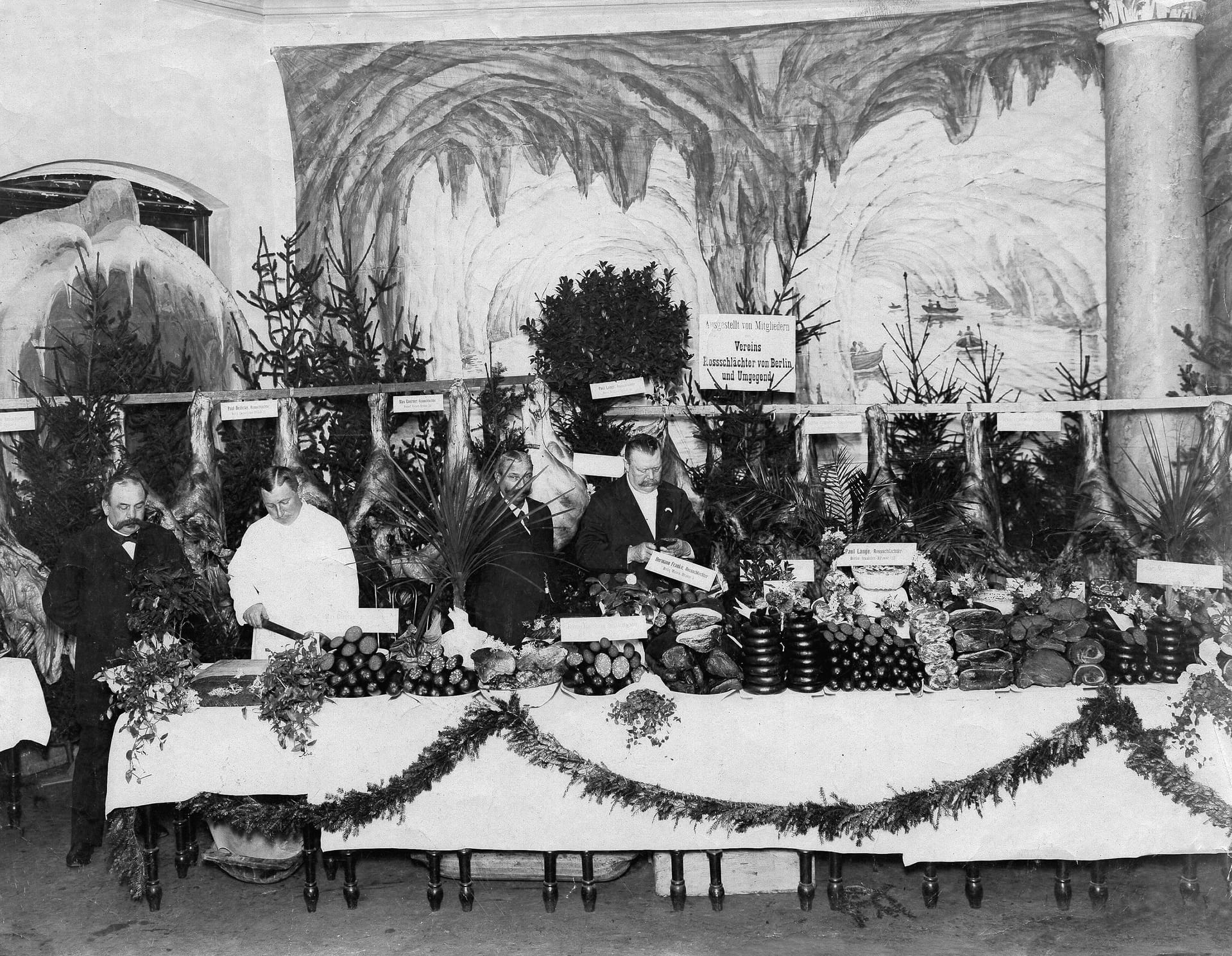 1903: Bankett der "Pferdefresser" 1903: Bankett der "Pferdefresser"