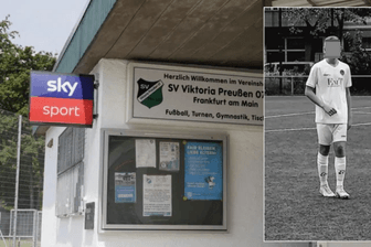 Das Vereinsheim des SV Viktoria Preußen in Frankfurt: Der 15-Jährige war an schweren Hirnverletzungen verstorben.