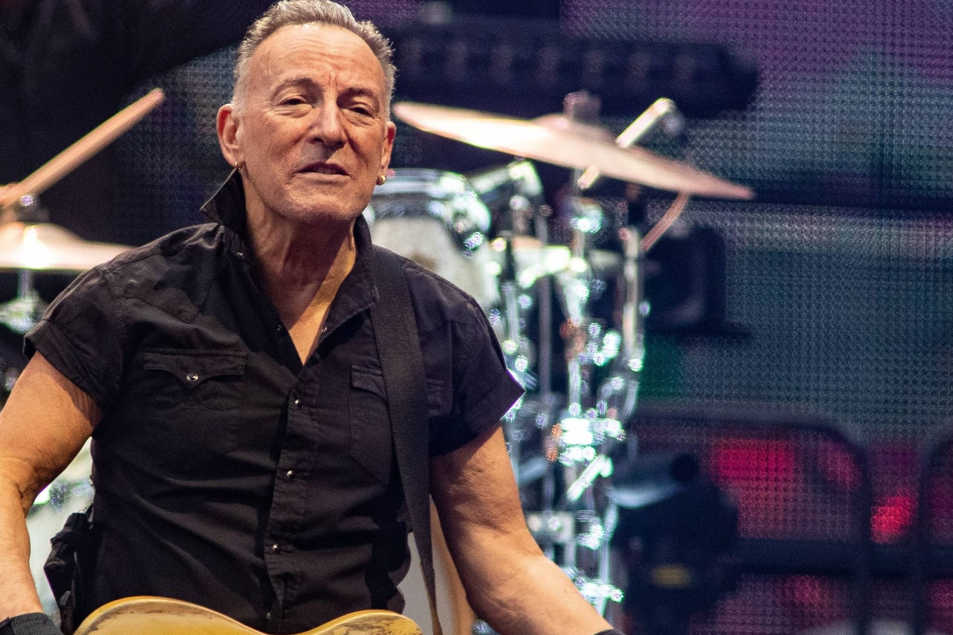 Bruce Springsteen: Der Musiker verletzte sich auf der Bühne.