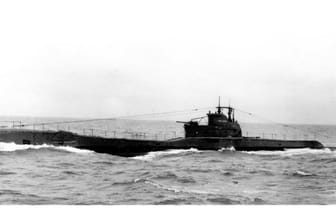 Das U-Boot HMS Triumph in einer historischen Aufnahme. Das Wrack wurde jetzt gefunden.