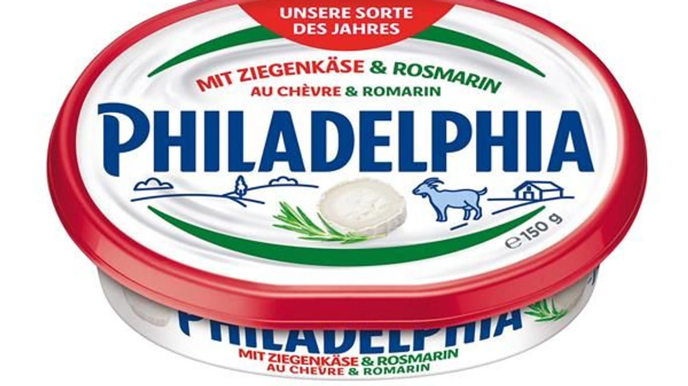 Der "Philadelphia mit Ziegenkäse & Rosmarin" des Herstellers Mondelez