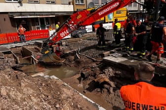 Ein Rohrbruch hat die Wasserversorgung in Teilen Nürnbergs lahmgelegt.