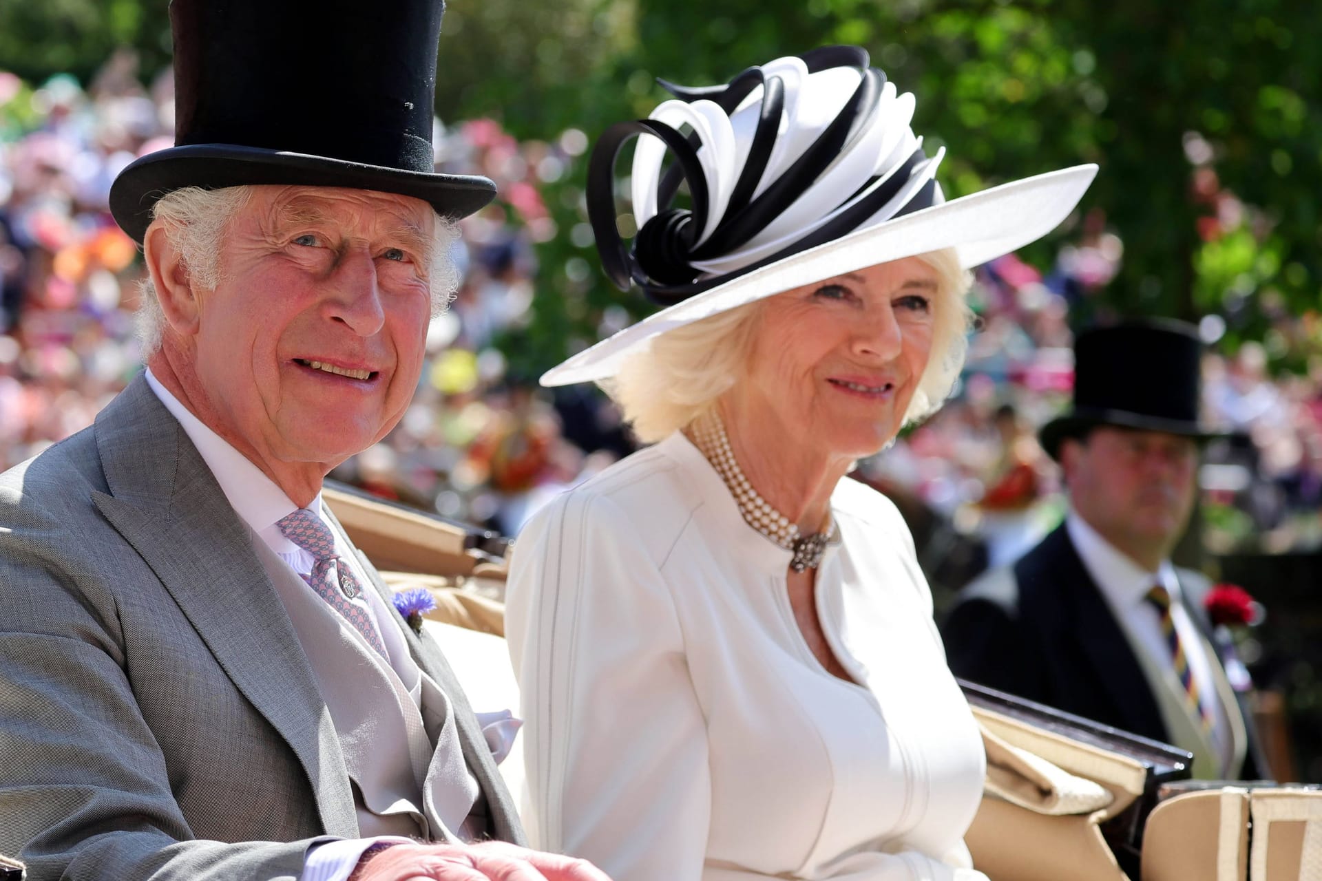 König Charles III. und Königin Camilla: Sie besuchen Royal Ascot in diesem Jahr erstmals als Königspaar.