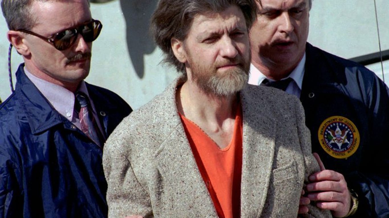 Ted Kaczynski im Jahr 1996 (Archivbild): Der Attentäter hatte insgesamt 16 Bombenanaschläge verübt.