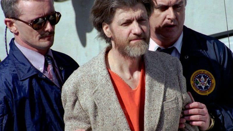 Ted Kaczynski im Jahr 1996 (Archivbild): Der Attentäter hatte insgesamt 16 Bombenanaschläge verübt.