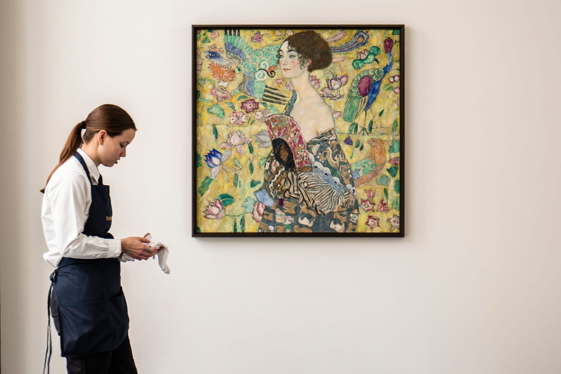 Gustav Klimts "Dame mit Fächer".