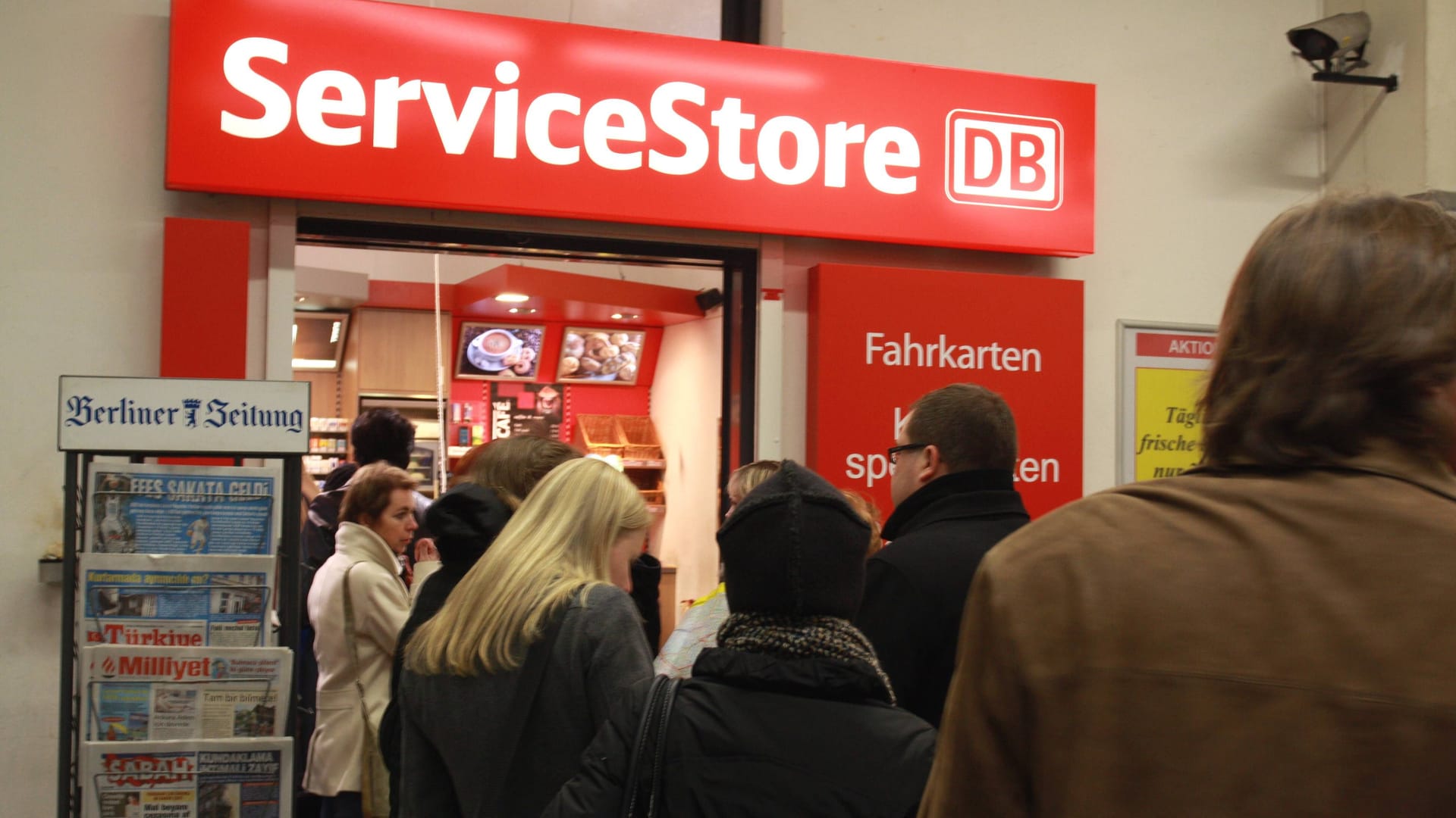 ServiceStore der Bahn: Lange Schlangen könnten bald der Vergangenheit angehören.