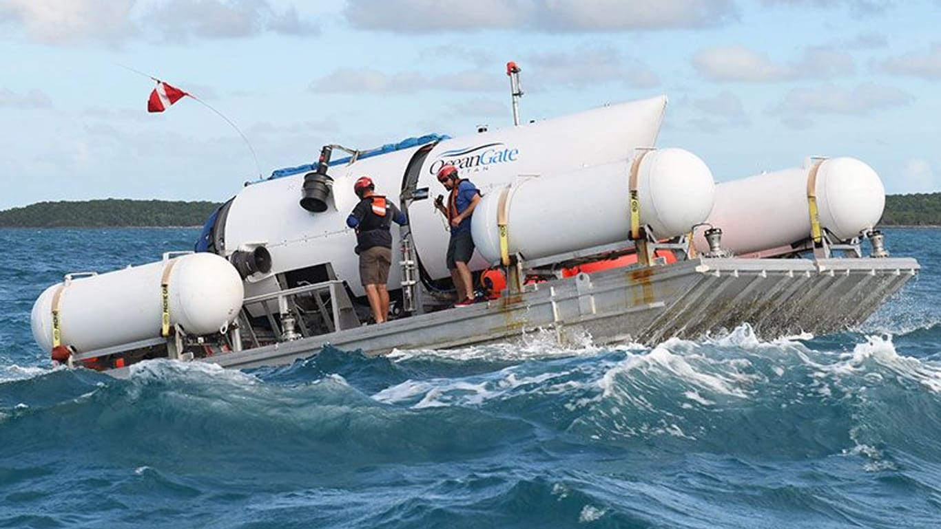 Das "Titan"-U-Boot der Firma Oceangate: Bis zu 4.000 Meter tief kann das experimentelle Unterseeboot tauchen.
