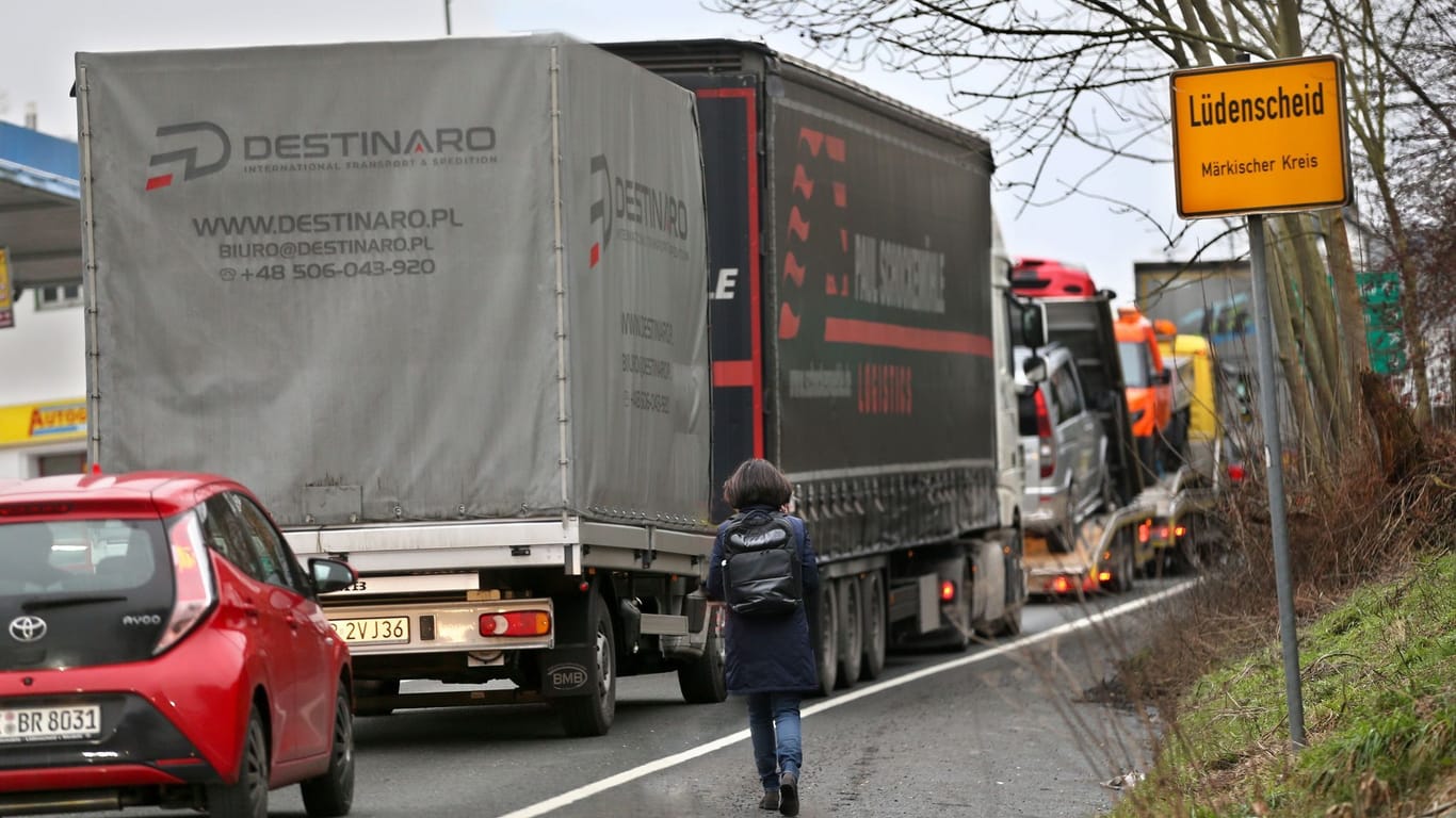 Lkw-Durchfahrtsverbot für Lüdenscheid kommt Lkw-Durchfahrtsverbot für Lüdenscheid kommt