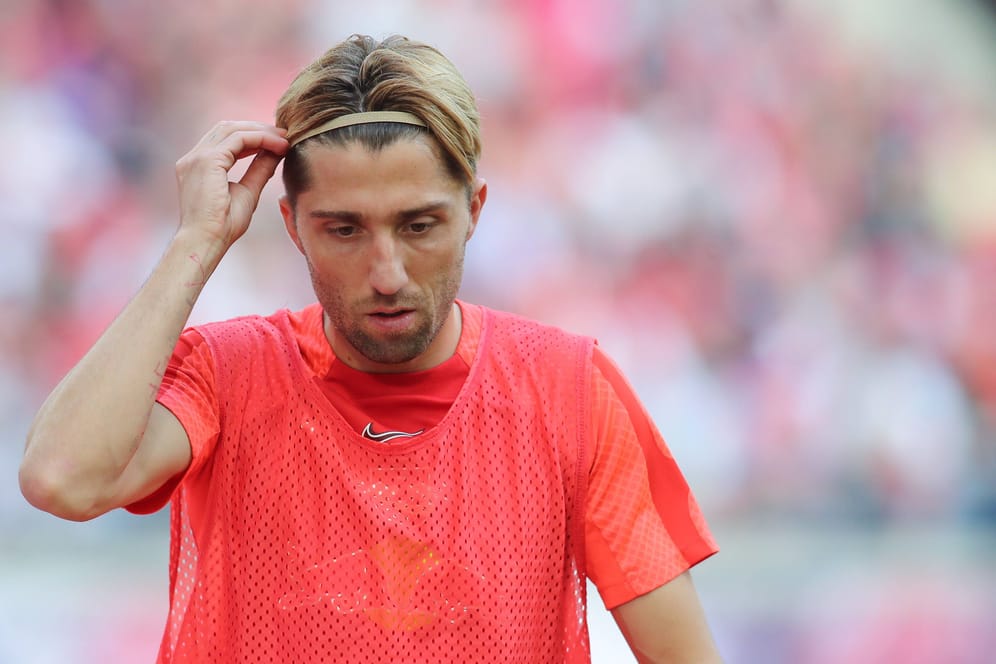 Leipzigs Kevin Kampl: Der Mittelfeldspieler steht mit seinem Team im Pokalfinale.