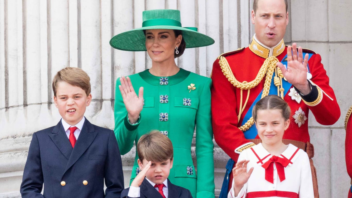Prinz Williams Familie: Prinz George, Prinzessin Kate, Prinz Louis und Prinzessin Charlotte