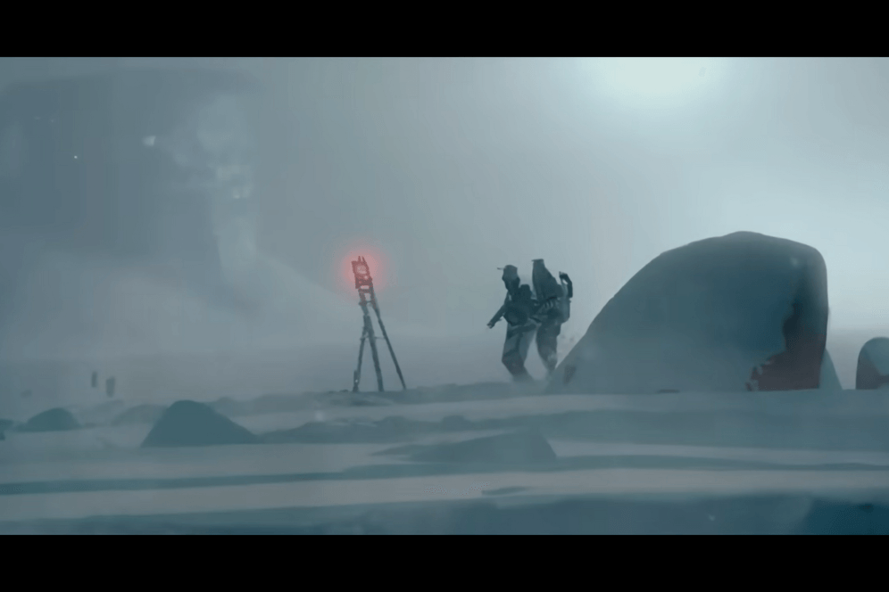 Eine Szene aus dem Kurzfilm "The Frost": Durch die Künstliche Intelligenz wurde eine surreale Ästhetik kreiert.