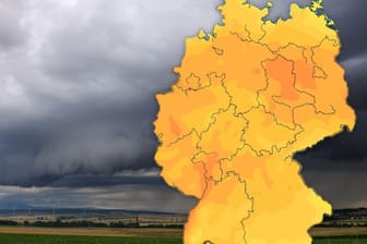 Hitzewelle über Deutschland