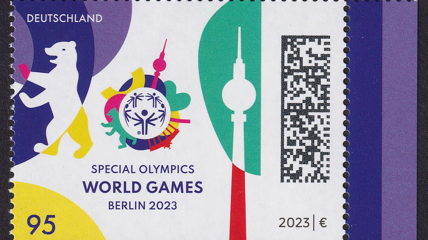 Das Logo der Special Olympics: Der Wettbewerb findet dieses Jahr in Berlin statt.