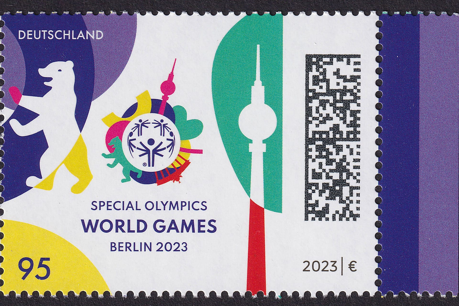 Das Logo der Special Olympics: Der Wettbewerb findet dieses Jahr in Berlin statt.