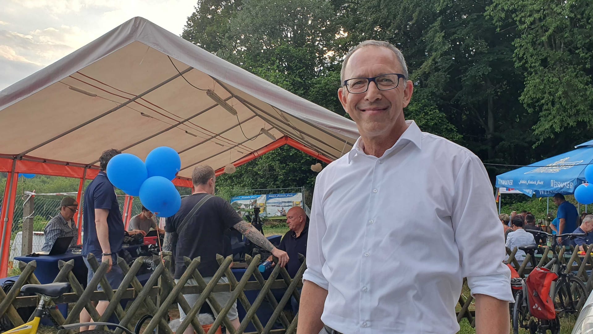 Jörg Urban, AfD-Landeschef in Sachsen: Er bezeichnete den Wahlsieg der AfD als "Durchbruch".