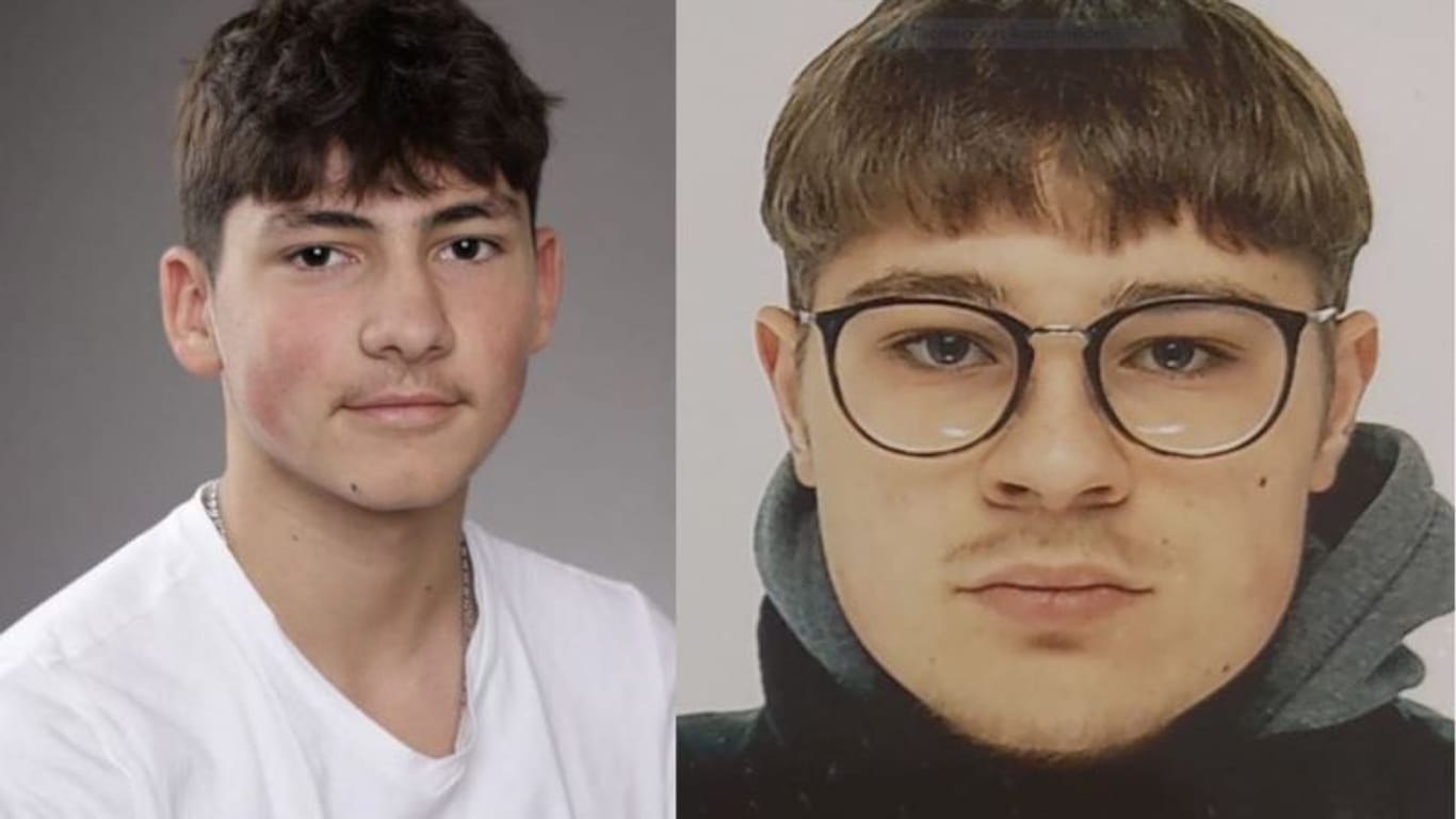 Vermisste Teenager in Baden-Württemberg: Die Polizei sucht nach den Jungen.