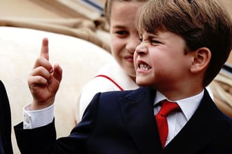 Prinz Louis: Er zeigte sich mit seiner Familie bei der "Trooping the Colour"-Parade in London.