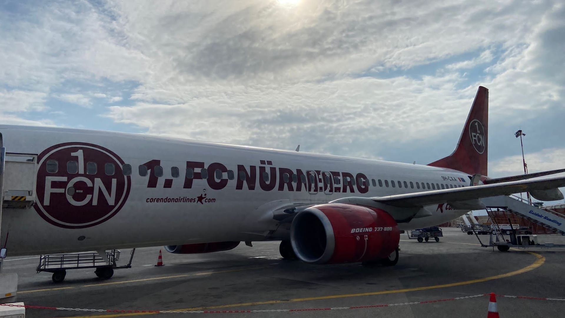 Der Club-Flieger musste am Wochenende kurz nach Anflug wieder umdrehen.