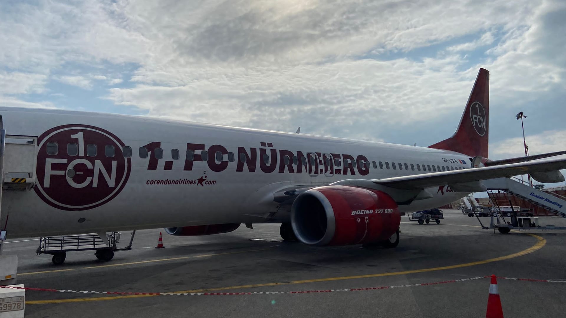 Der Club-Flieger musste am Wochenende kurz nach Anflug wieder umdrehen.