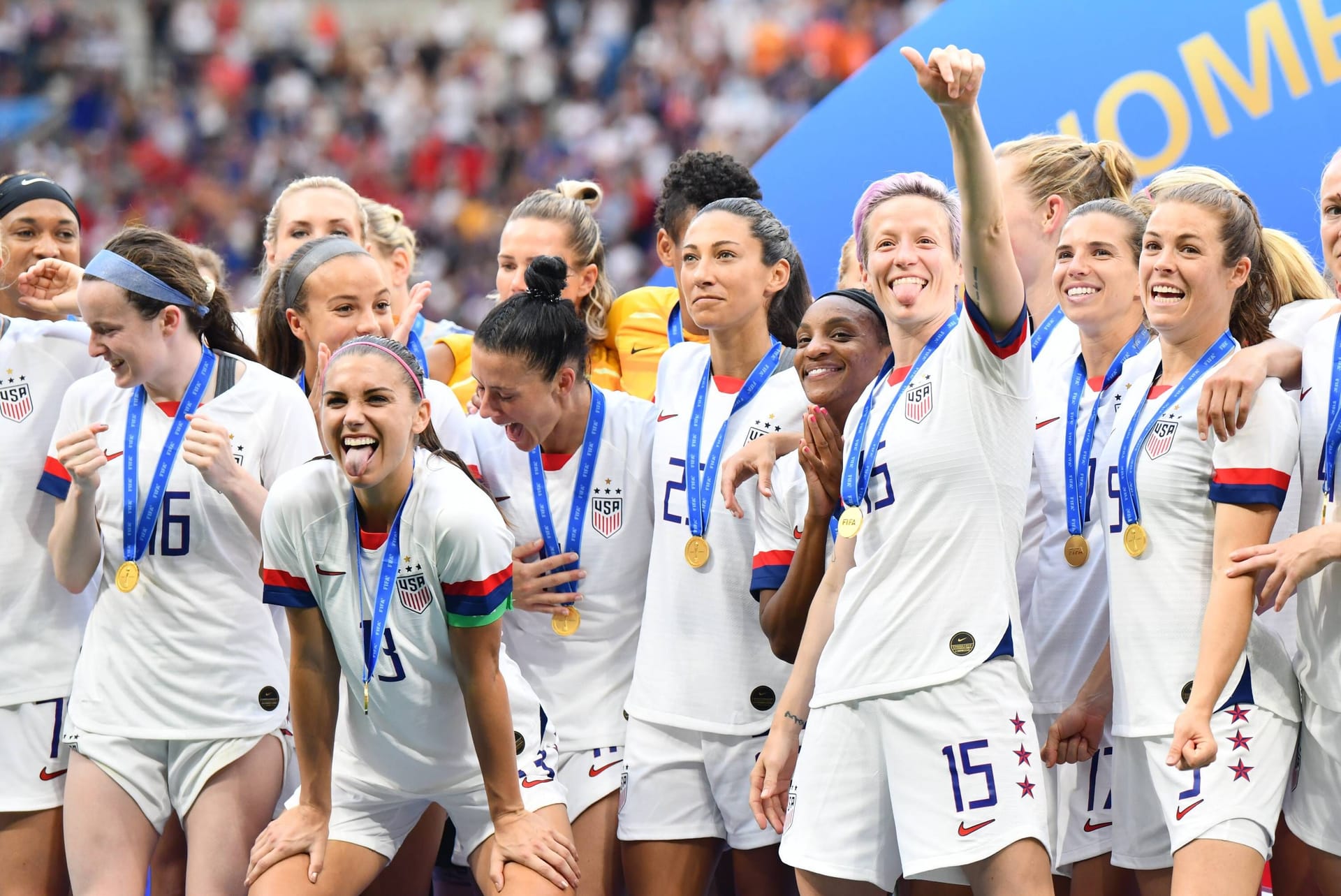 Spielerinnen der USA: Sie verteidigen den Titel.