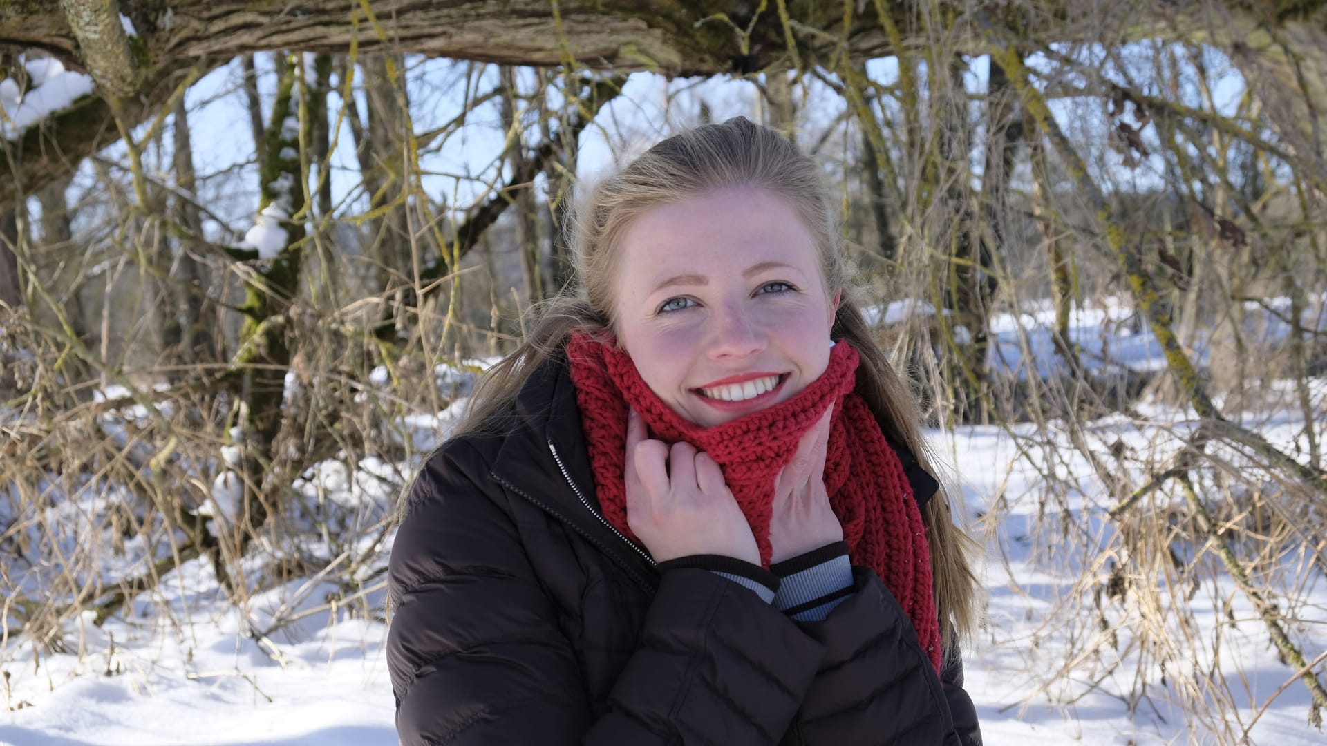 Hier kann Ann-Kathrin Heinkel endlich wieder lachen.