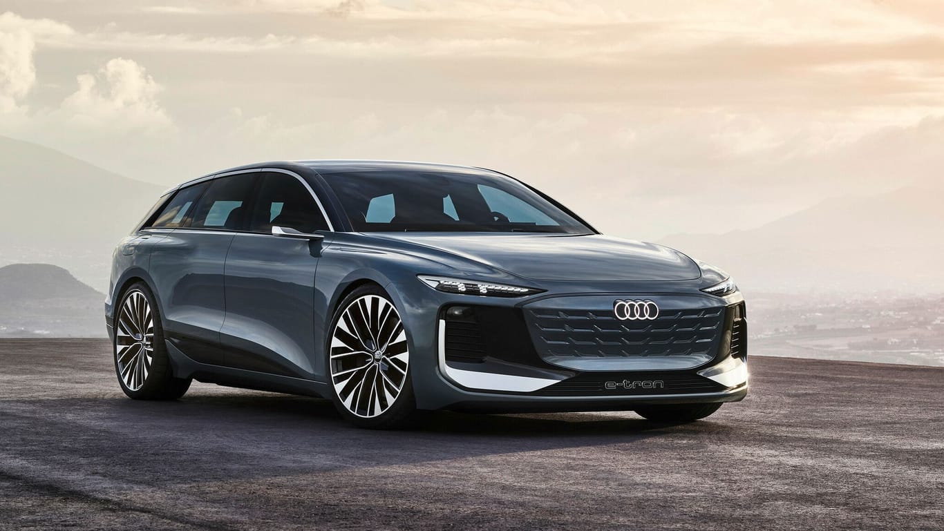 Flachmann: 2022 hat Audi den A6 Avant E-Tron Concept gezeigt. Nächstes Jahr soll eine entsprechende Serienversion an den Start gehen.