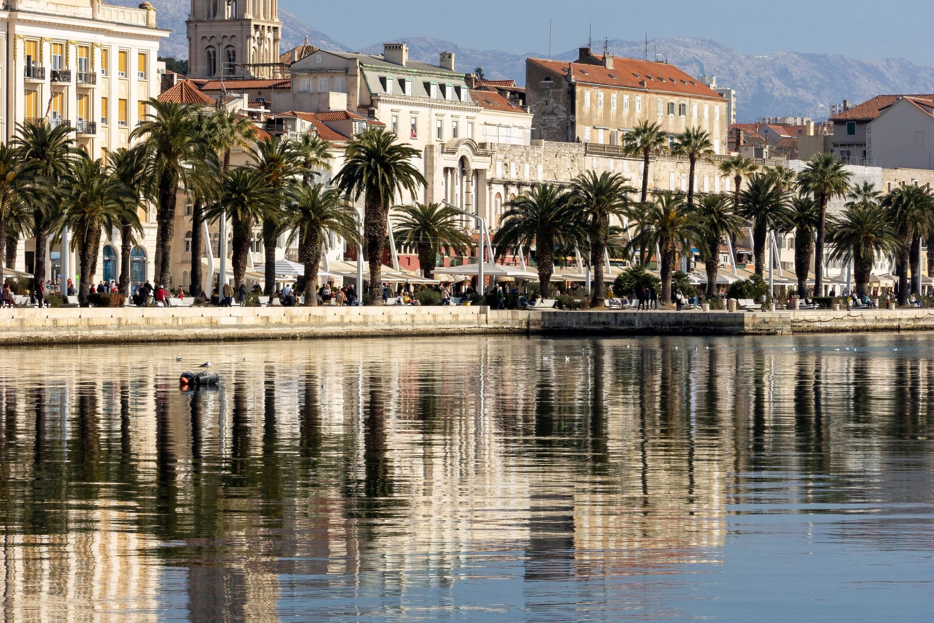 Split in Kroatien: Betrunkenen Touristen drohen hohe Geldstrafen.