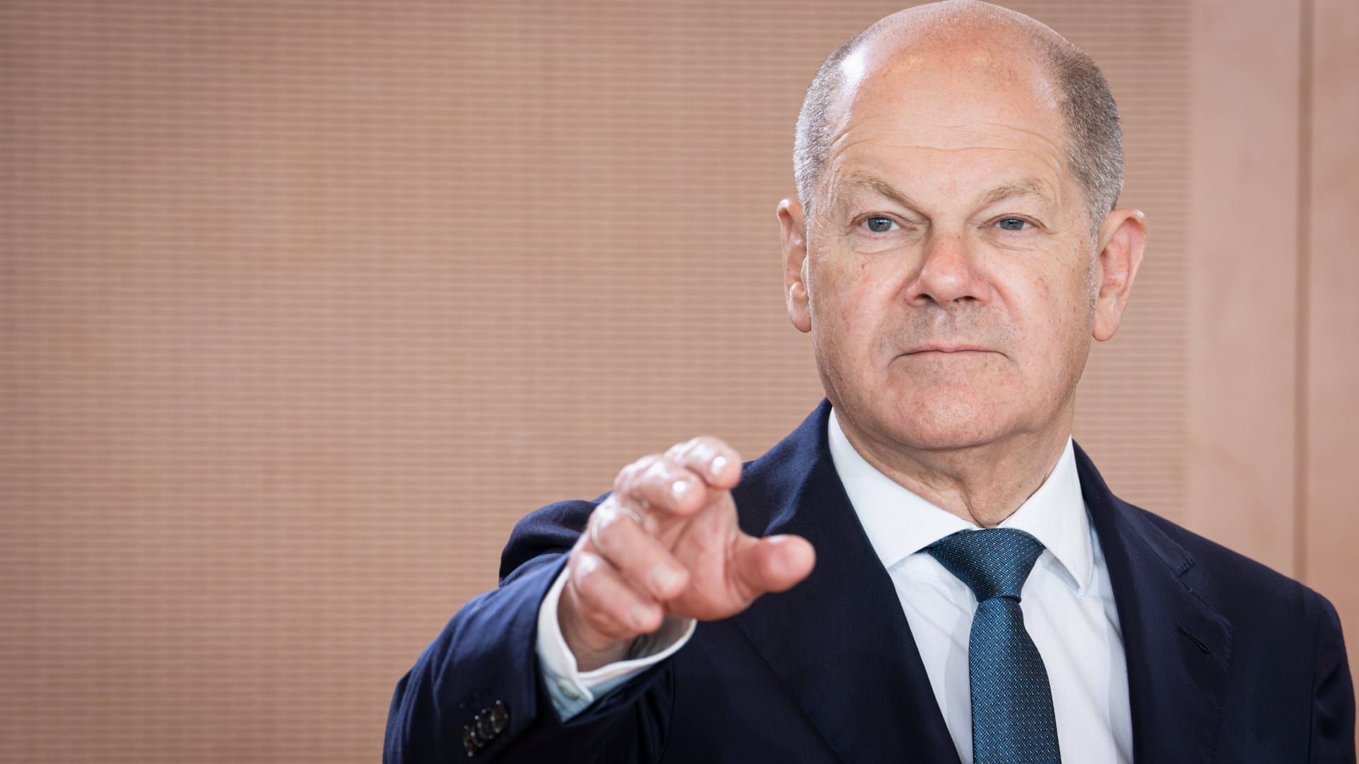 Bundeskanzler Olaf Scholz (Archivbild): Der Sozialdemokrat regt sich nicht dauernd auf und spricht selten Machtworte.