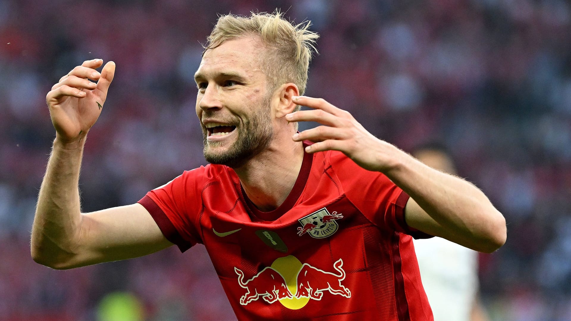 Konrad Laimer: Er verlässt RB Leipzig.