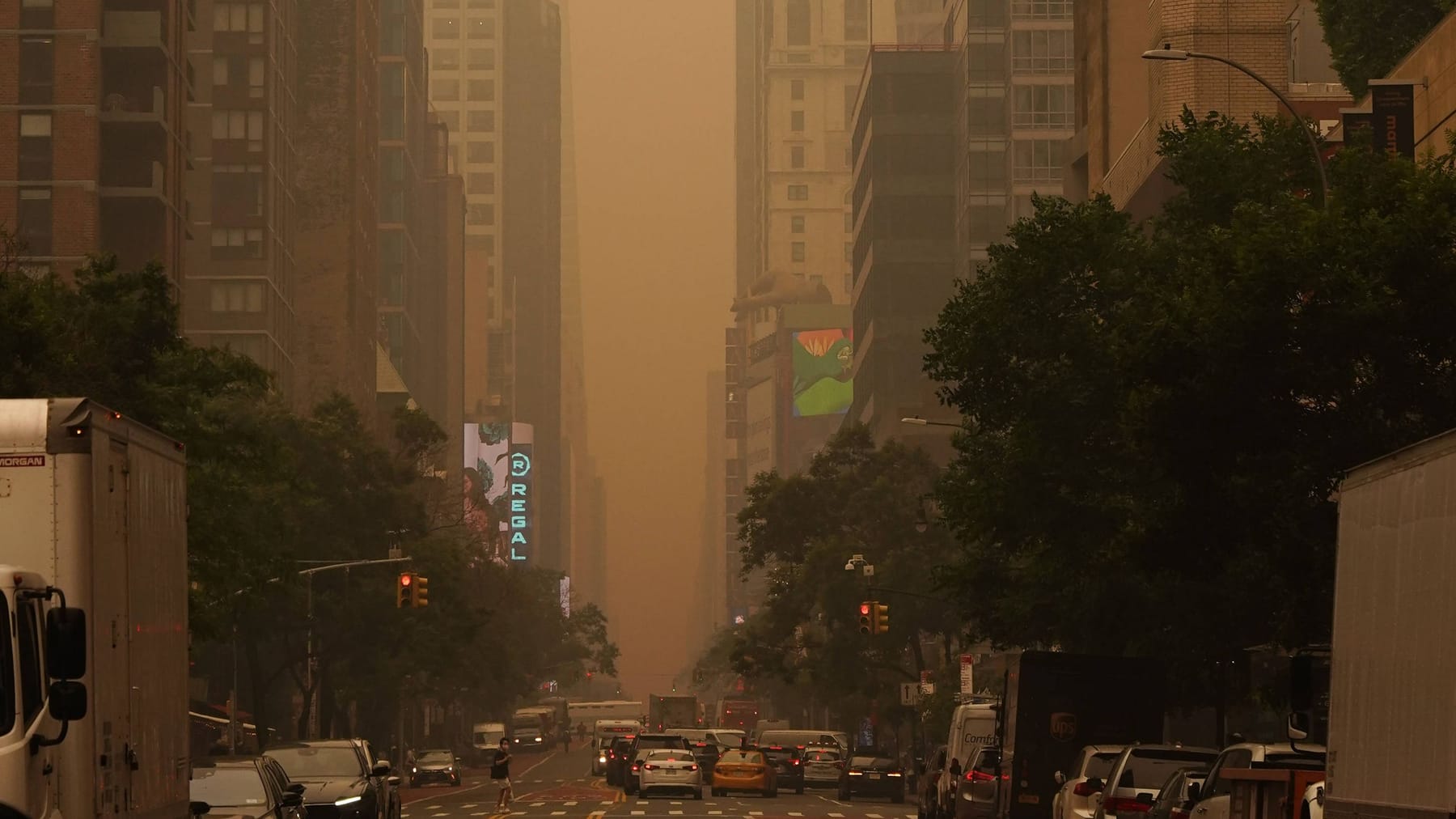 Rauchwolke aus Kanada über Deutschland SmogAlarm in NRW?