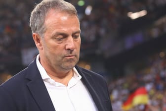 Bald soll alles anders werden: Bundestrainer Hansi Flick bei der Pleite gegen Kolumbien in Geslenkirchen.