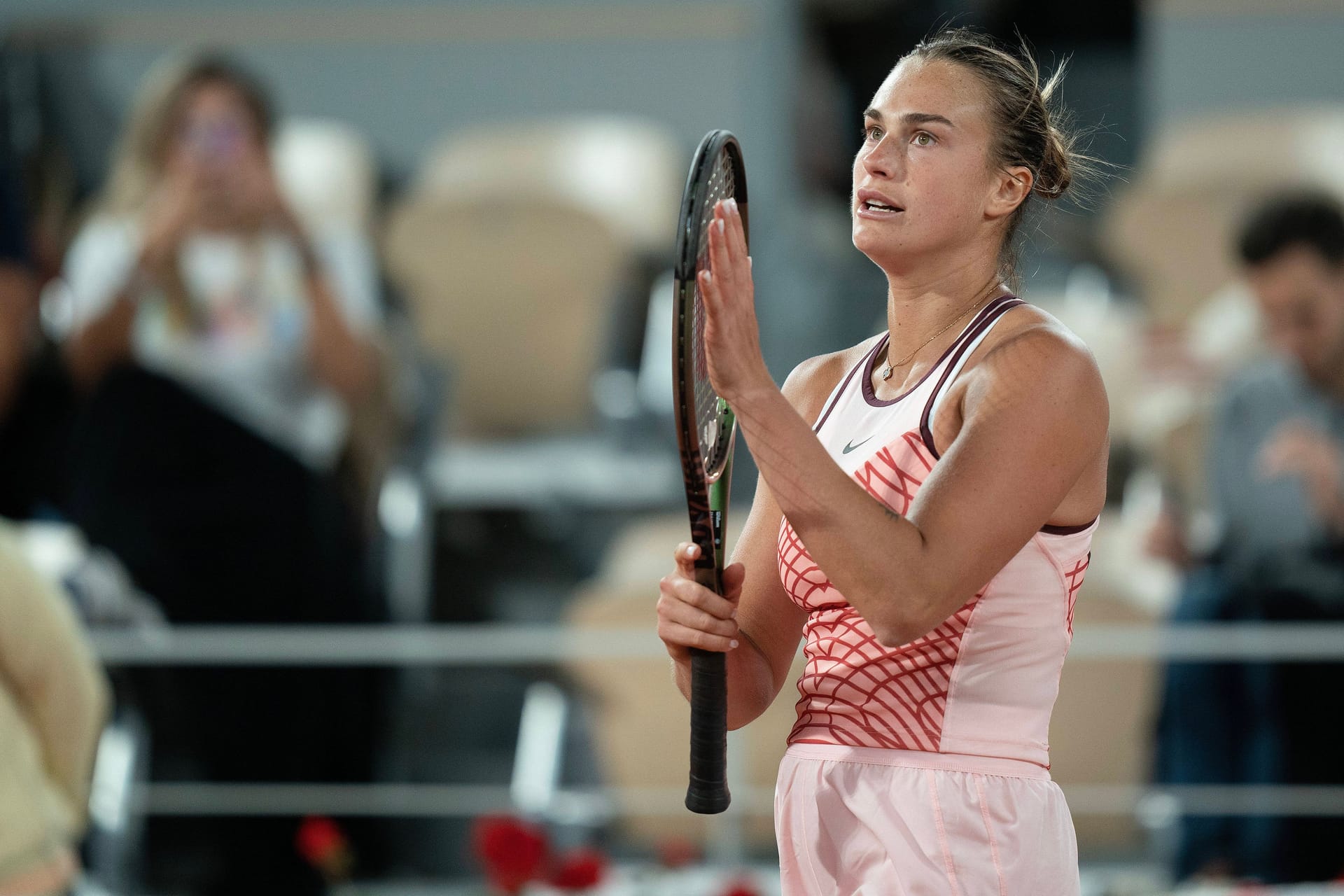 Aryna Sabalenka: Die Belarussin bleibt erneut der Pressekonferenz fern.